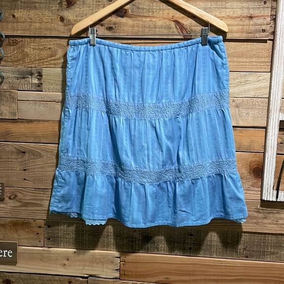 Route 66 skirt boho blue women - Picture 2 of 7